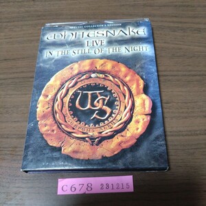 ホワイトスネイク　WHITESNAKE / Live IN THE STILL OF THE NIGHT　インポートCD＋DVD