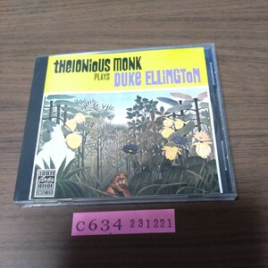 セロニアス・モンク / THELONIOUS MONK / PLAYS THE MUSIC OF DUKE ELLINGTON