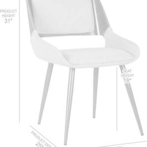 【送料無料】チェア イス ダイニングチェア 椅子 家具 インテリア 日本正規輸入品 模様替え おしゃれ ウォルナット仕上げの画像8