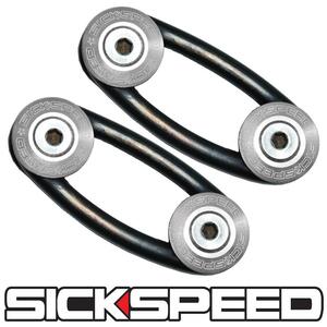 SICKSPEED バンパー クイックリリース ポリッシュ USDM JDM シックスピード スタンス サーキット ドリフト シルバー バンパークイック