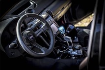 【Newホーンボタン】 DND Performance Interior　Race レザー レッドステッチ ディープ 赤 350mm USDM JDM ステアリング ハンドル レース_画像6