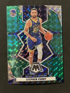 Stephen Curry Mosaic Green Parallel Prizm #101 ステフェン カリー NBAカード