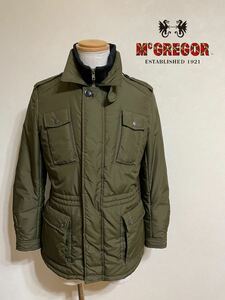 【美品】 McGREGOR マックレガー 中わた ジャケット アウター トップス サイズM 長袖 オリーブグリーン 511133804