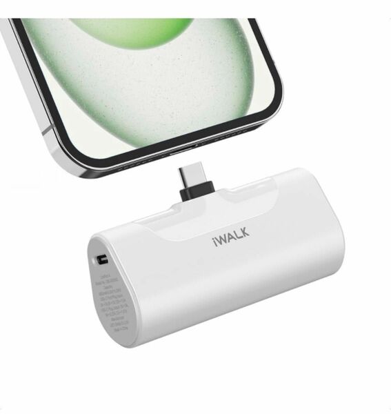 Typec iWALK モバイルバッテリー 4500mAh USB-C バッテリー iPhone15