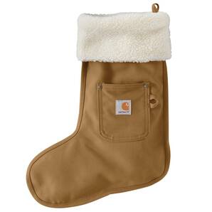 カーハート　クリスマス　ソックス　 茶　Carhartt 　●新品