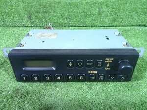 エルフ NKR81EA 外し　24V　ラジオデッキ メーカー不明 RI94308 AM/FM 配線付 ステー付 機能テストOK 中古