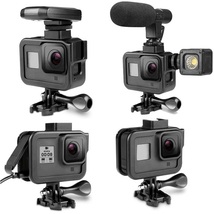 【送料無料】 GoPro HERO 8 Black 専用 アルミフレーム 保護ハウジング バックドア開閉型 マイク・ディスプレイ・ライト用装着位置固定付き_画像6