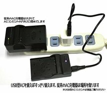 【送料無料】FUJIFILM NP-95 対応 互換USB充電器☆デジカメ用USBバッテリーチャージャー☆FinePix F30/FinePix F31fd/FinePix REAL 3D W1_画像3