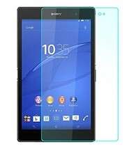 SONY Xperia Z3 Tablet Compact 強化ガラス 液晶保護フィルム 耐指紋 撥油性 9H ラウンドエッジ加工_画像1