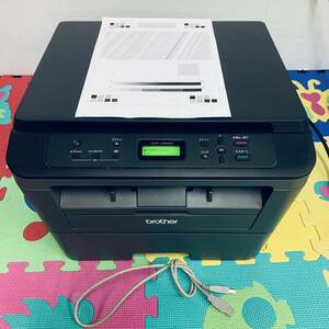 中古レーザー複合機　ブラザー DCP-L2520D 印刷枚数2568 トナー残量あり　ドラム寿命79%