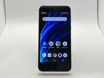 【中古・ジャンク】本体破損 SHARP AQUOS sense basic 702SH SoftBank ブラック NW利用制限〇 本体 A-38546_画像1