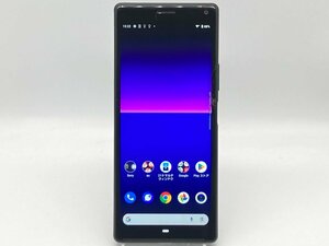 【中古・ジャンク】液晶画面割れ 打痕 SONY Xperia 8 SOV42 64GB au解除版SIMフリー ブラック NW利用制限〇 本体 A-02960