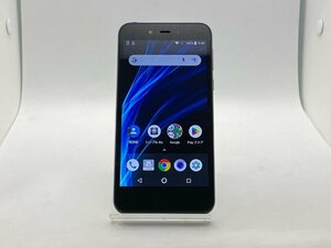 【中古・ジャンク】本体破損 SHARP AQUOS sense basic 702SH SoftBank ブラック NW利用制限〇 本体 A-57848