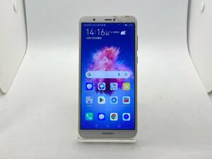 【中古・ジャンク】液晶割れ HUAWEI nova lite 2 FIG-LA1 SIMフリー ゴールド NW利用制限ー 本体 A-56542