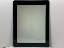 【中古・ジャンク】圧迫痕 液晶表示不良 Apple iPad 4th Wi-Fiモデル 16GB ブラック NW利用制限ー 本体 A-8F182_画像2