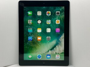 【中古・ジャンク】圧迫痕 液晶表示不良 Apple iPad 4th Wi-Fiモデル 16GB ブラック NW利用制限ー 本体 A-8F182