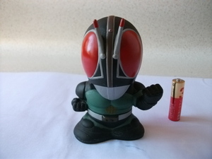 非売品 希少 レア 当時物 1999 仮面ライダーBLACK RX　貯金箱 石森プロ、東映 バンプレスト ソフビ 昭和レトロ ビンテージ 