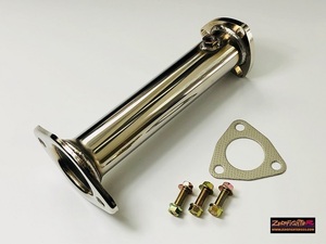 送料A★DC2/DB8インテグラ ゼロファイターステンレス触媒ストレートパイプ★B18C VTEC JDM USDM 直菅 コンバーター Exhaust Down Pipe cat