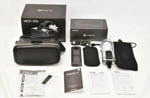 ☆☆Ricoh リコー　THETA V シータV ３６０°カメラ　＋水中ハウジング　＋スマホ用VRゴーグル　/343402