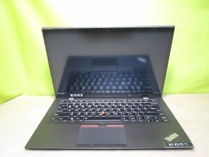 Lenovo ThinkPad X1 Carbon【Core i5】 電源ランプ点灯 ジャンク　送料無料 1円～ [87605]