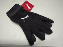 プーマ PUMA 手袋 TEAMLIGA 21 ウィンターグローブ サッカーウェア フットサルウェア 防寒具 起毛素材 041706 01(BLK) M/Lサイズ_画像1