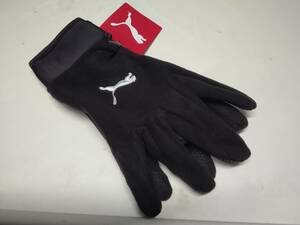 プーマ PUMA 手袋 TEAMLIGA 21 ウィンターグローブ サッカーウェア フットサルウェア 防寒具 起毛素材 041706 01(BLK) M/Lサイズ