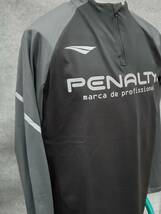 ペナルティ PENALTY サッカウェア フットサルウェア PROウォームフリースハーフジップトップドリルパンツ SET PUF3502/3505 Lサイズ_画像4