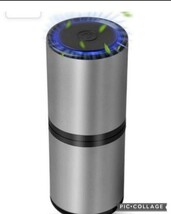 空気清浄器　車載小型　タバコの煙　ホルムアルデヒド　PM2.5除去　脱臭　エアクリーナー　マイナスイオン USB シルバー_画像9