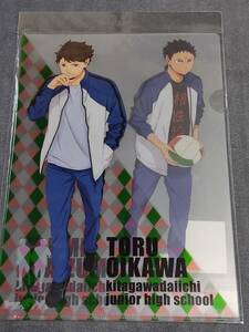 ☆クリアファイル☆ ハイキュー！ 青葉城西高校　及川徹＆岩泉一　2枚セット /gb02