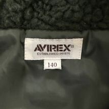 [即決古着]AVIREX/アヴィレックス/N-2B/フライトベスト/ファーベスト/中綿/カーキ/キッズ/子供服/140サイズ/6332004_画像6