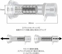 ゴメクサス 正規 ゴメクサス エメラルダス R4EM2 リールスタンド 46mm ダイワ シマノ セフィア ルビアス イグジスト ステラ ナスキー_画像3