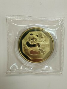 中国 1983 パンダ コイン 壹圓 黄銅貨　記念 硬貨　
