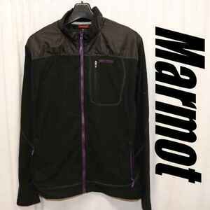 Marmot Marmot W Fleece Fleece Jacket MJF-F1597WA Ladies L Black x Purple Mountain Fleece Jacket 120607