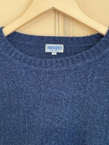 KENZO Vintage вязаный / голубой / размер 3