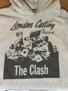 00s THE CLASHクラッシュ/London Callingロンドンコーリング/シングルジャケット/グレーパーカー/Mサイズ