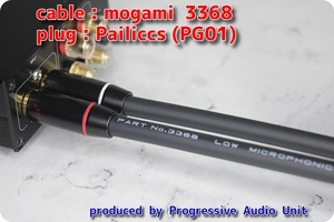 □□ mogami 3368＋RCA Gp_plug（PG01）/0.70m×2本