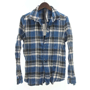 WJK 4302 ch83t check hook shirt チェック フック シャツ