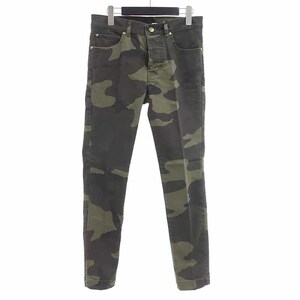 【PRICE DOWN】1 PIU 1 UGUALE 3 ORIGINAL CAMO STRETCH DENIM TWIGGY パンツ