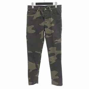 【特別価格】1 PIU 1 UGUALE 3 ORIGINAL CAMO STRETCH DENIM TWIGGY パンツ