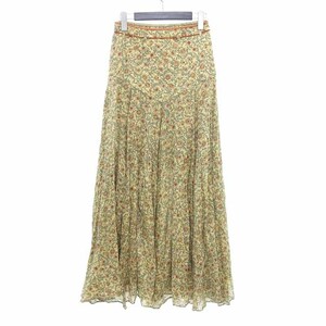 NOWOS 19AW Over print long skirt スカート