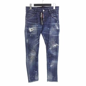 DSQUARED2 21SS SKATER JEAN スケーター デニムパンツ ネイビー メンズ42