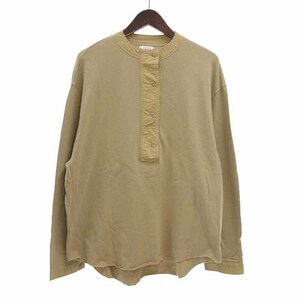 【特別価格】/THE SHINZONE 22SS MILITALY HENLEY PO ミリタリー ヘンリー カットソー キャメル レディースF