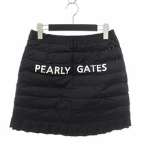 PEARLY GATES ゴルフ 中綿 スカート ブラック レディース0_画像2