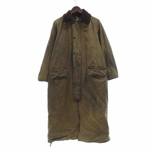 BARBOUR BURGHLEY ヴィンテージ バーレー オイルドコットン コート ブラウン メンズC36