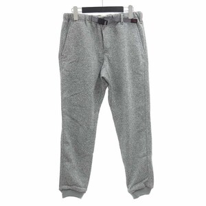 GRAMICCI 21AW ボンディングニット フリース ナロー リブ パンツ グレー メンズM