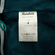 RUSSELUNO GOLF ゴルフ PACKABLE BLOUSON ジップアップ ジャケット グリーン メンズ4_画像4