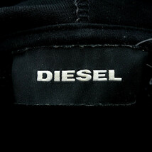 DIESEL ロゴプリントプルオーバーパーカー ブラック メンズXL_画像3