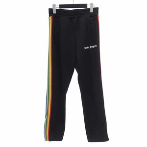 【特別価格】Palm Angels Rainbow Track Pant レインボー トラックパンツ ブラック