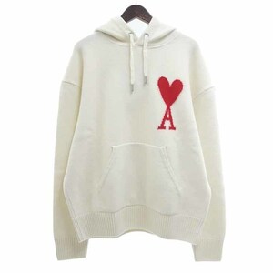 【年末年始大セール】AMI ALEXANDRE MATTIUSSI AMI DE COEUR KNIT ニット ハート ロゴ プルオーバー パーカー