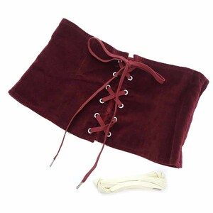 【特別価格】/THE SHINZONE VELVETEEN CORSET ベルベット コルセット アクセサリー